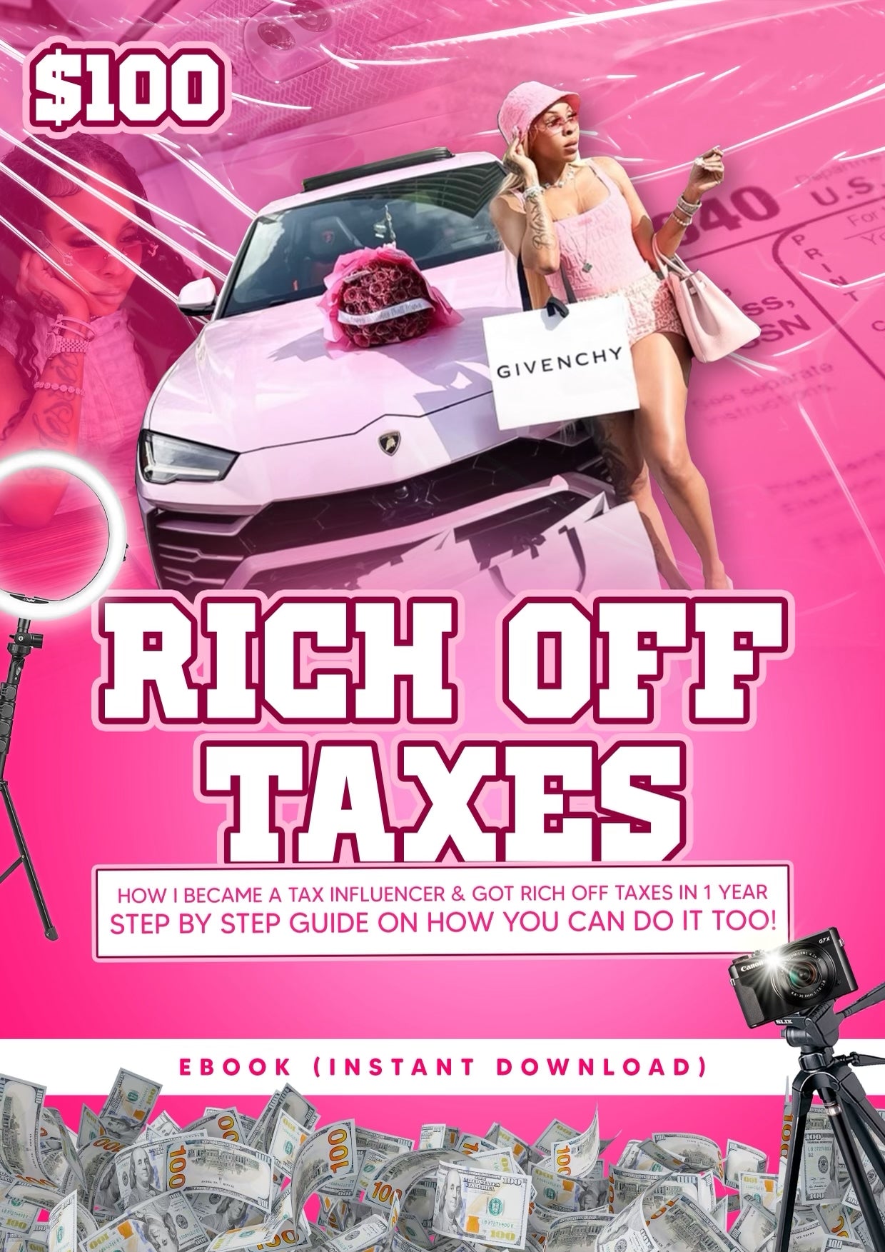 RICH OFF TAXES EBOOK + CONTENT & STRATEGY PLANNER | *Available Now As An Instant Download!